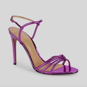 Rebecca Leather Stiletto Sandal